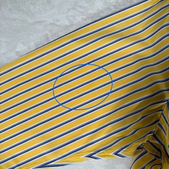Ralph Lauren Shirt Men Size XL Long Sleeve Classic Fit Stripe 100% Cotton GUC - Picture 11 of 13